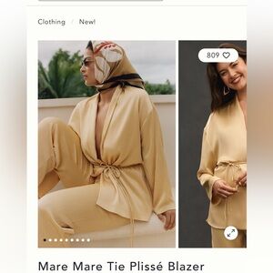 NWT - Elegant Tan Women's Intimate Set